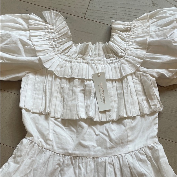 Charming White Love the Label Dress - Picture 2 of 5